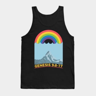Rainbow God’s Promise Genesis 9 8-17 Tank Top